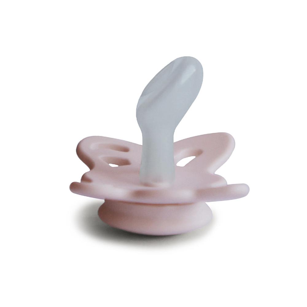 Anatomical Butterfly Silicone Dummy 2pk - Blush