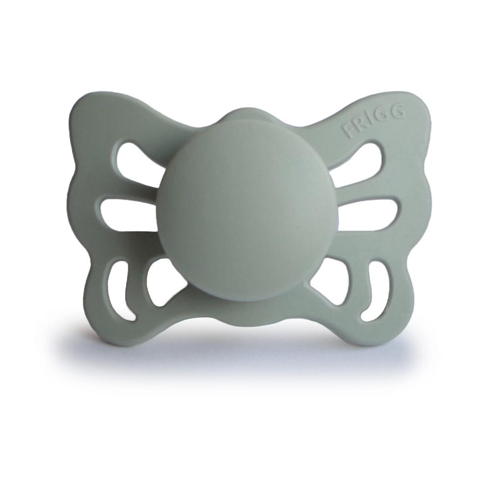 Anatomical Butterfly Silicone Dummy 2pk - Sage