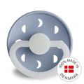 Moon Phase Silicone Night Dummy - Powder Blue