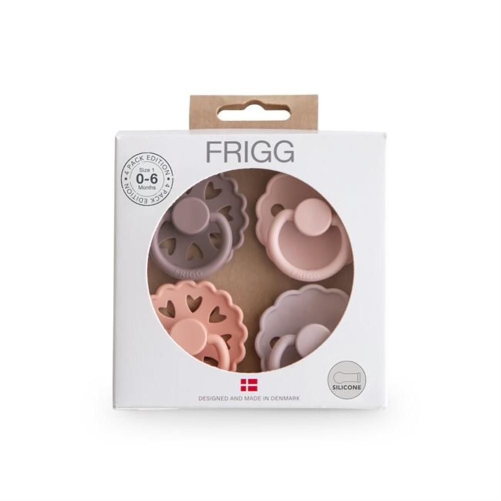 Round Silicone Dummy 4pk - Sunset Bliss