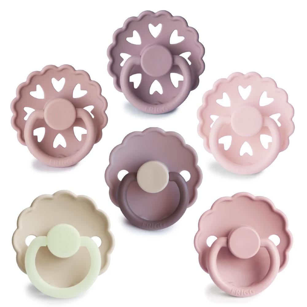 Round Silicone Dummy 6pk - Blooming Love