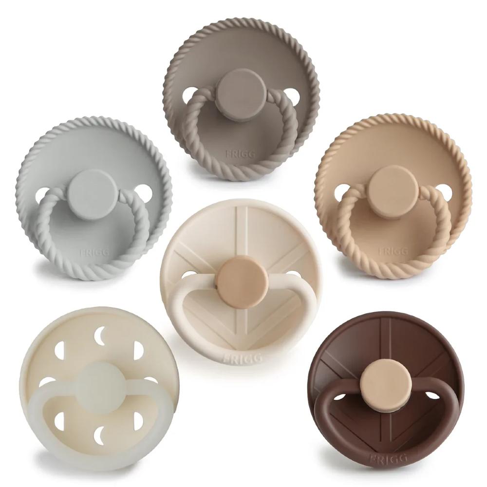 Round Silicone Dummy 6pk - Earthy Wonder