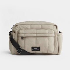 Freya Eco Nappy Bag with Stroller Clips - Taupe