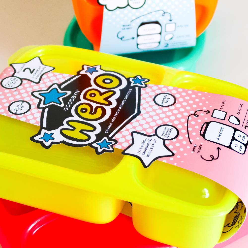 Hero Lunchbox - Neon Aqua