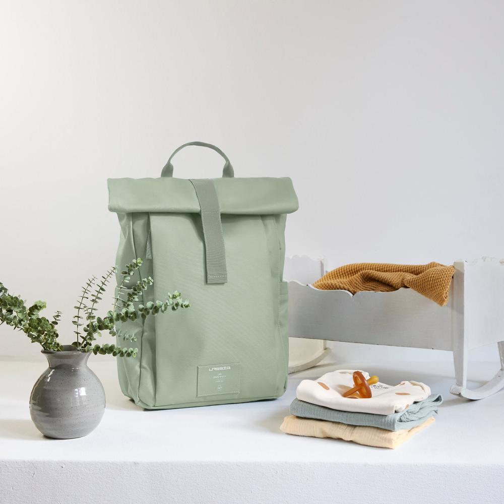 Rolltop UP Backpack - Silver Green