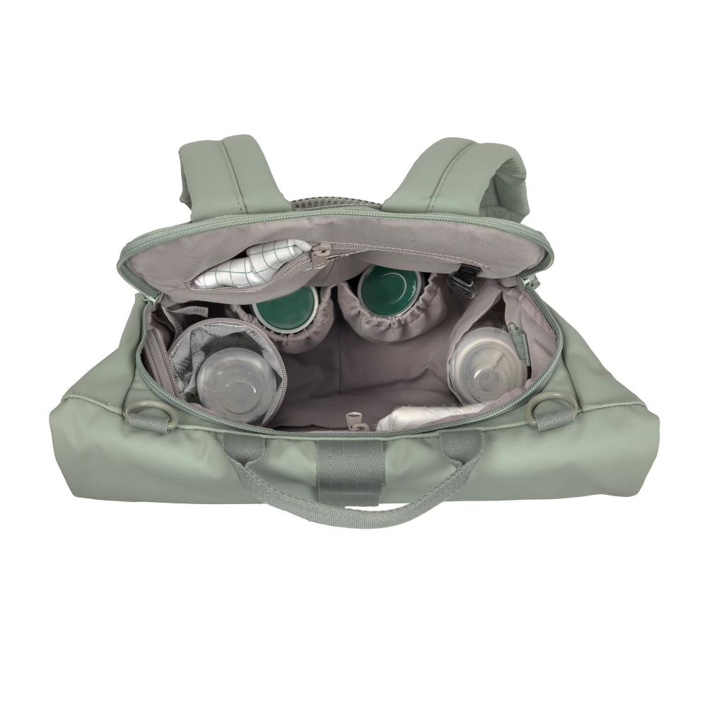 Rolltop UP Backpack - Silver Green