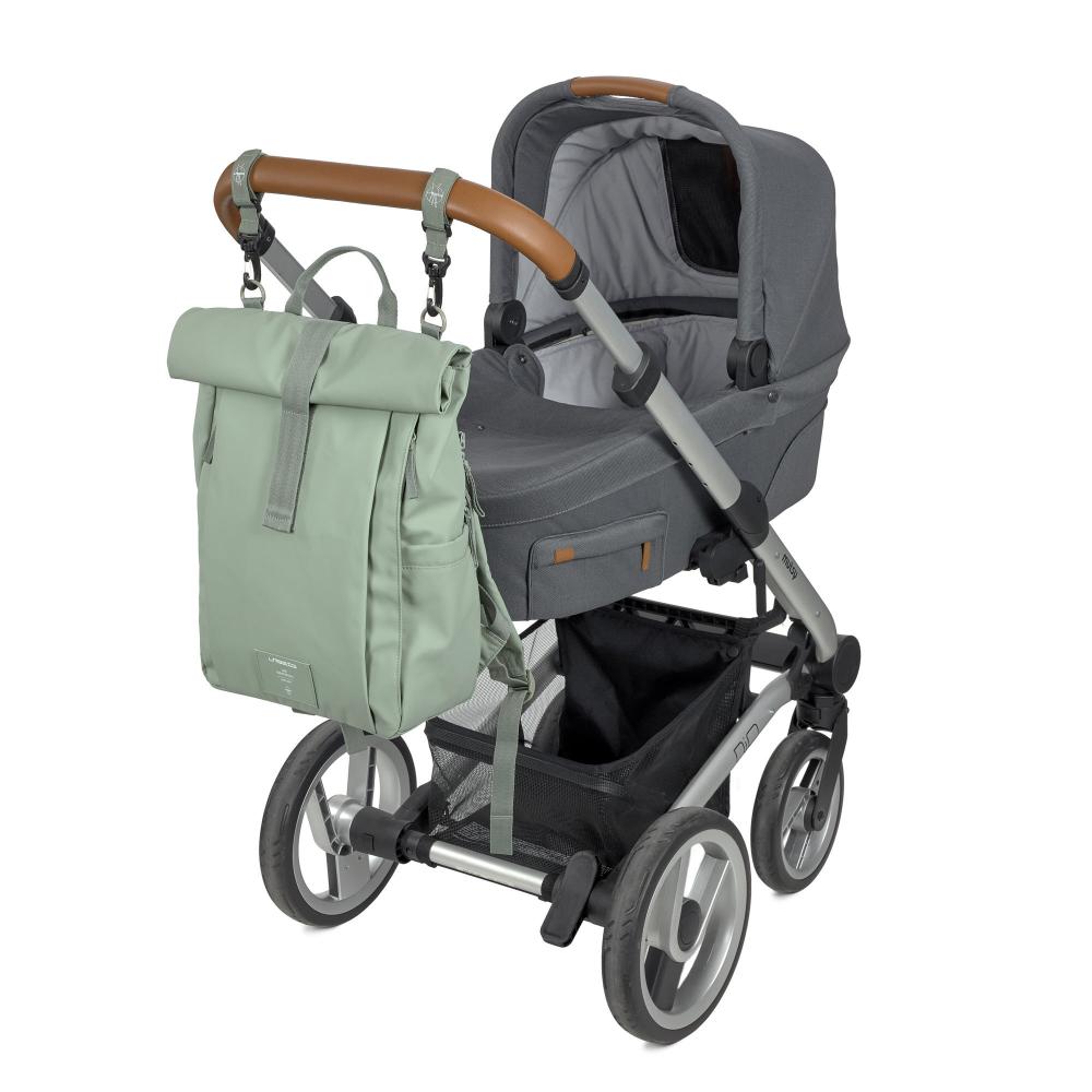 Rolltop UP Backpack - Silver Green