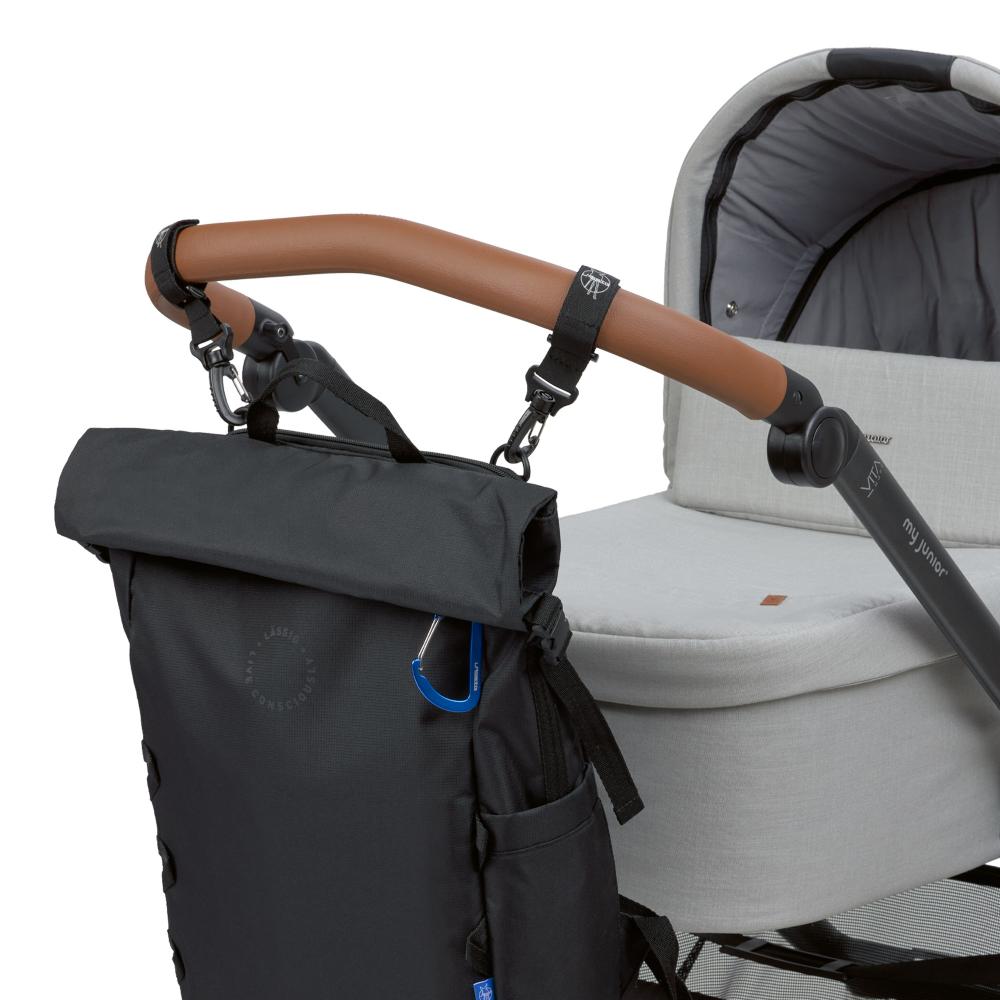 Outdoor Rolltop Backpack - Black
