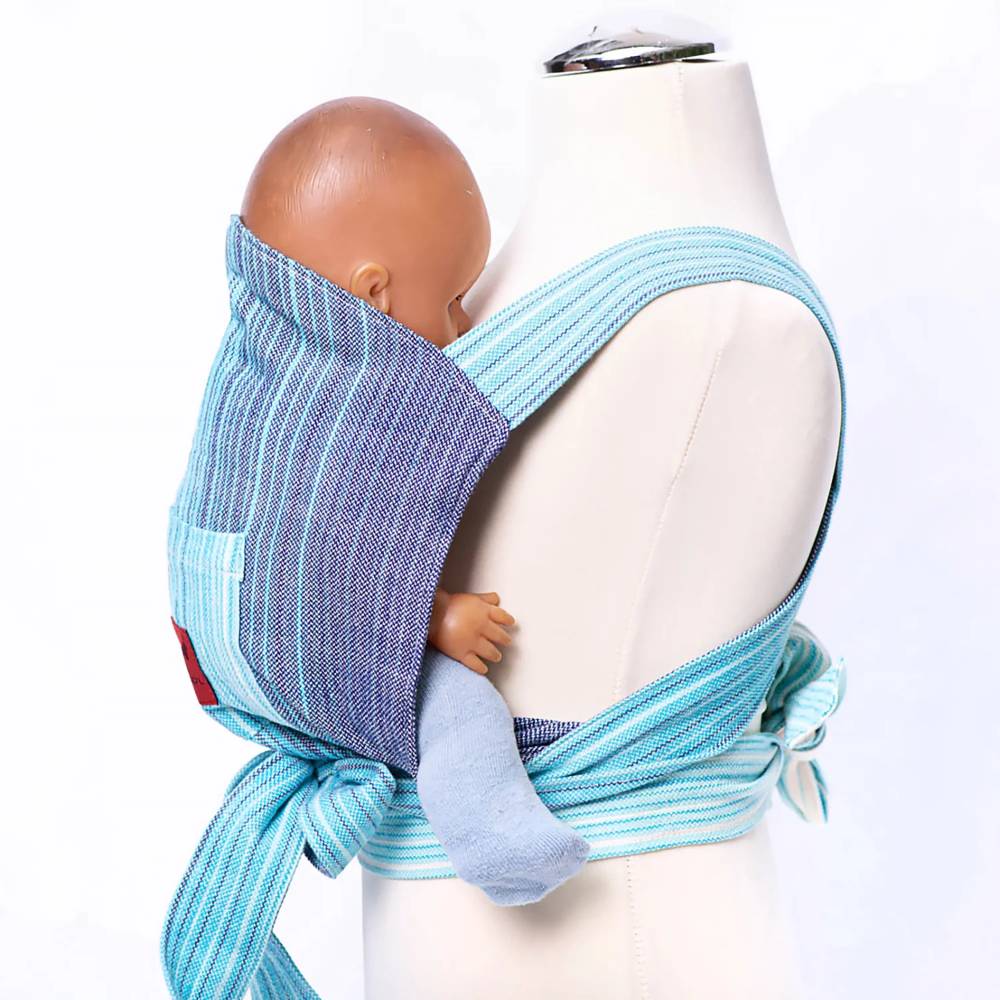 Mini MySol Doll Carrier - Candy Clouds Blue