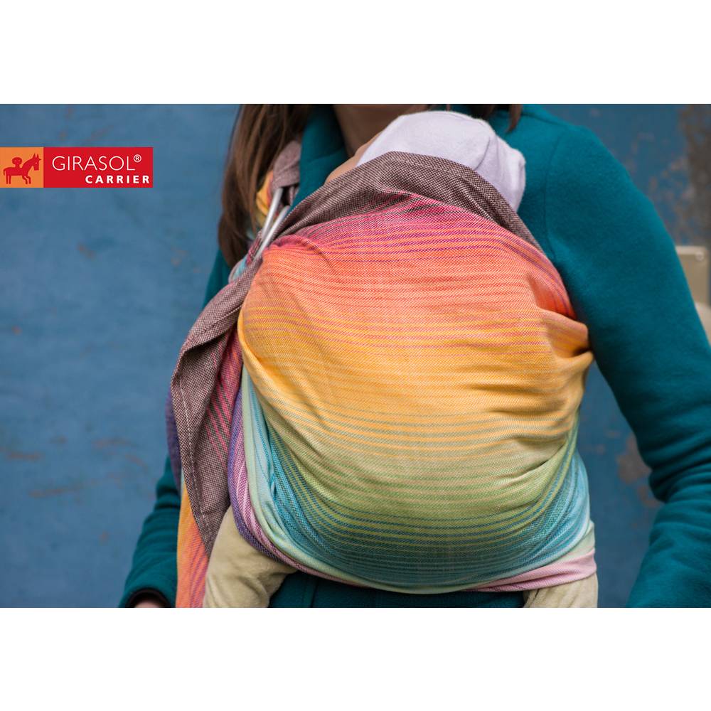 Ring Sling - Twill Weave - Rainbow Dreamer