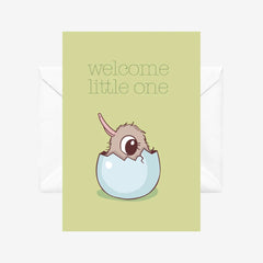 Greeting Card - Hatchling Kiwi Baby