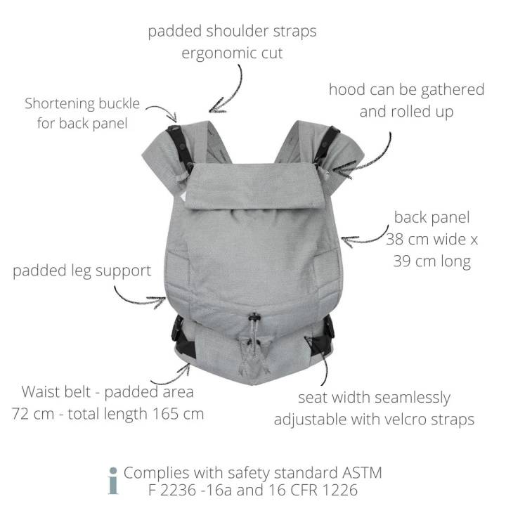 Primeo Baby Carrier - Cross Twill - Ibiza