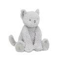 A light grey Happy Horse Cat Cobien soft toy on a white background. 