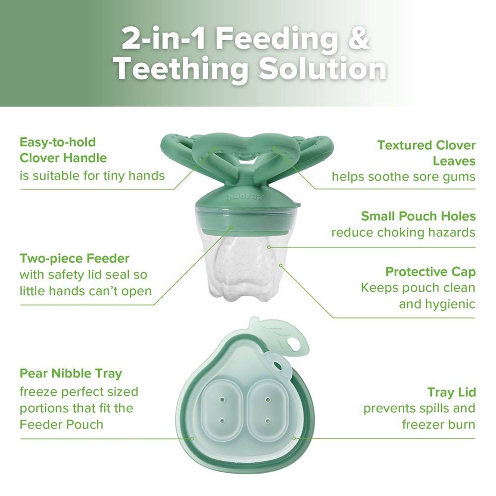 Pear & Clover Freeze-N-Feed Mini Combo - Steel Blue