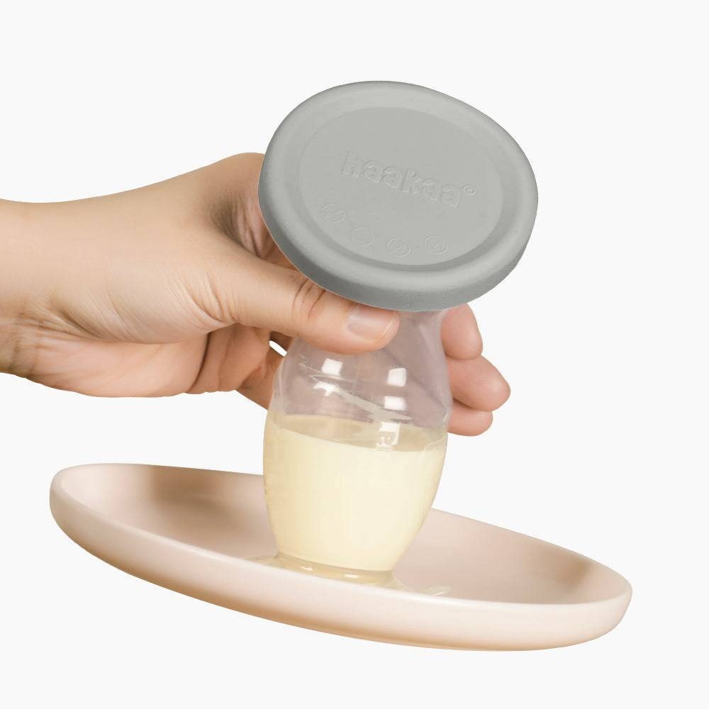 Gen 2 Silicone Breast Pump & Cap Set - Blush