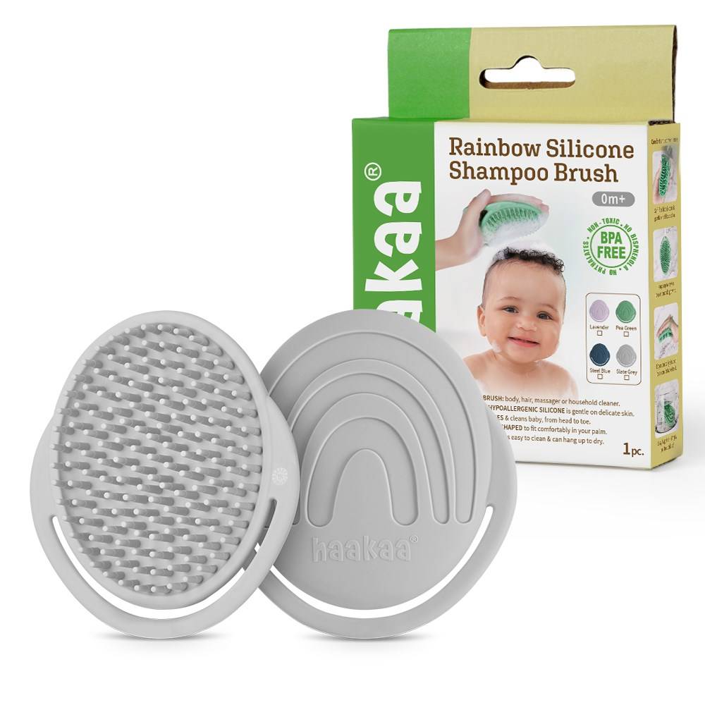 Silicone Shampoo Brush - Lavender