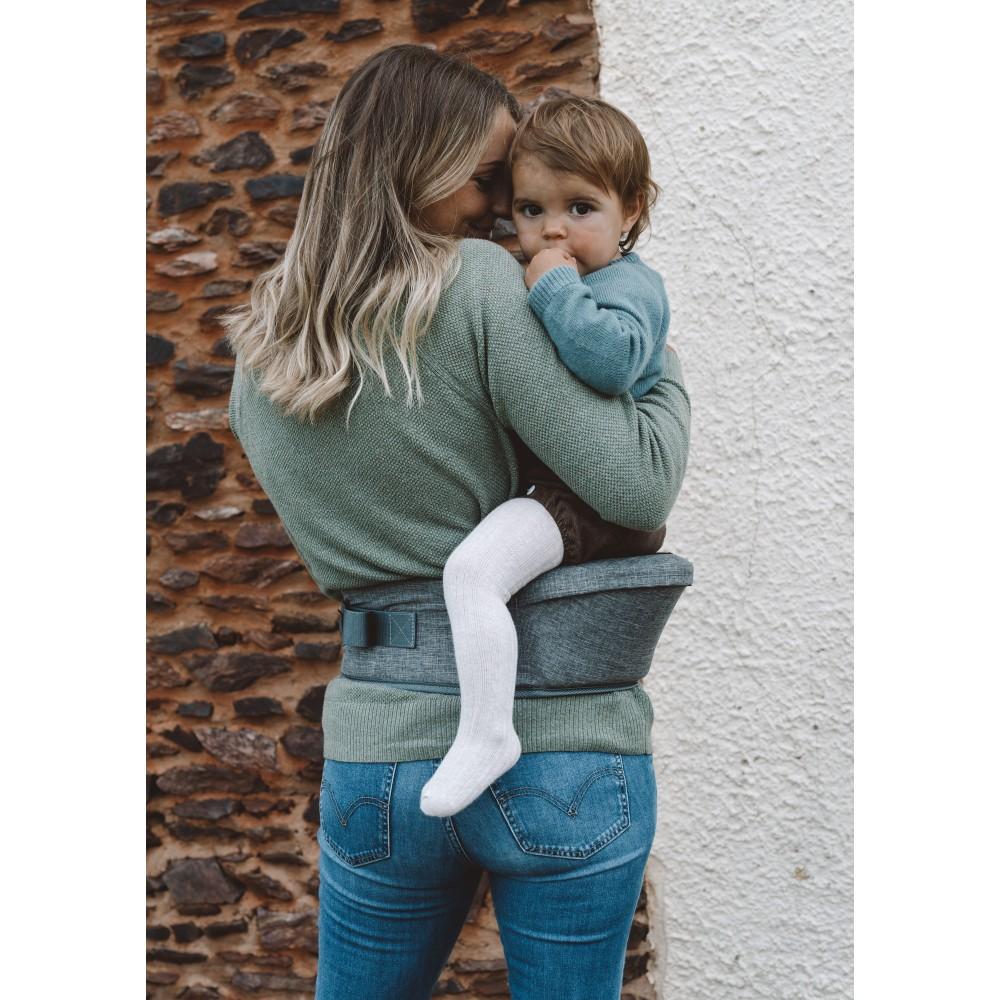 Hip Seat Carrier - Denim Grey