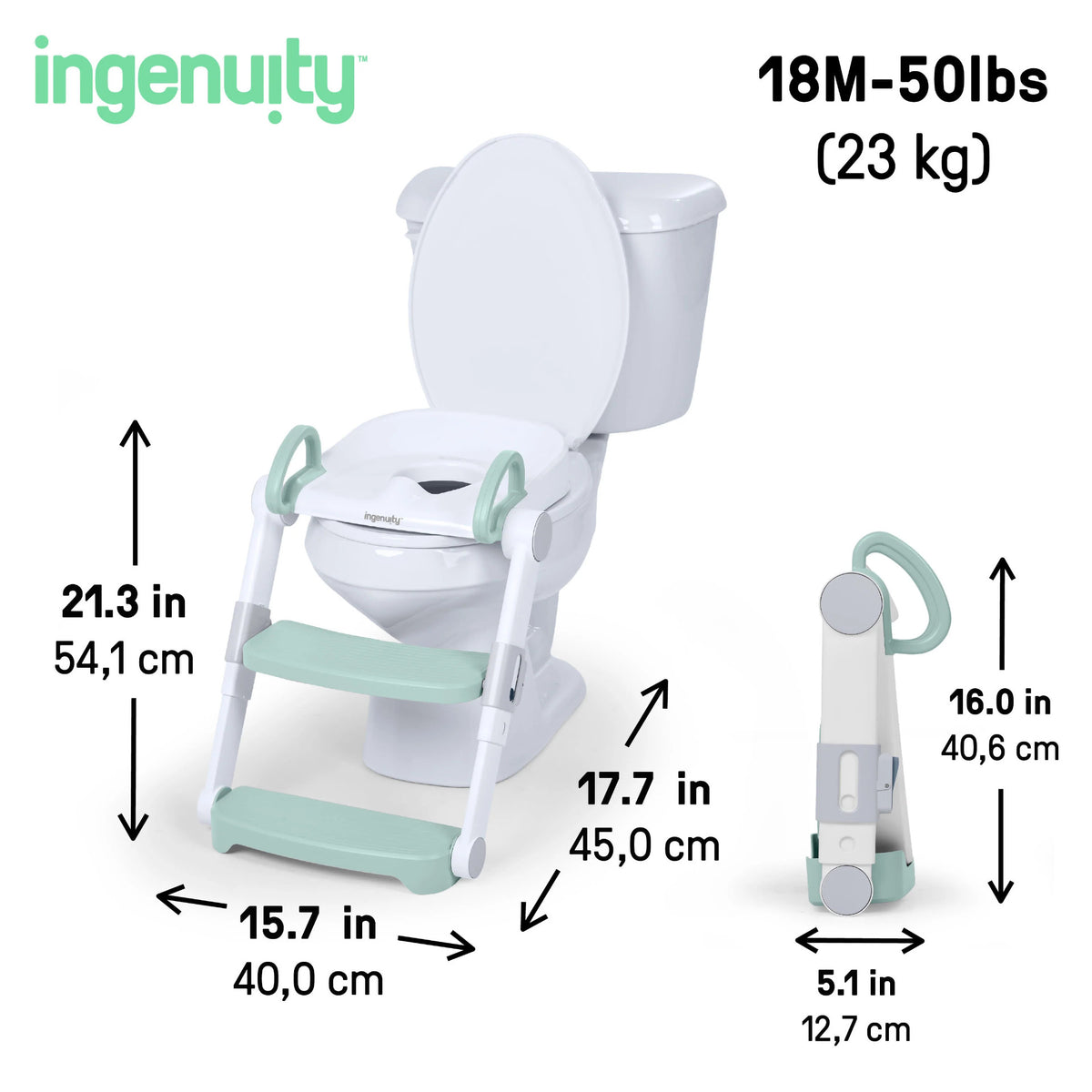 Foldaway Ladder Potty - Sage