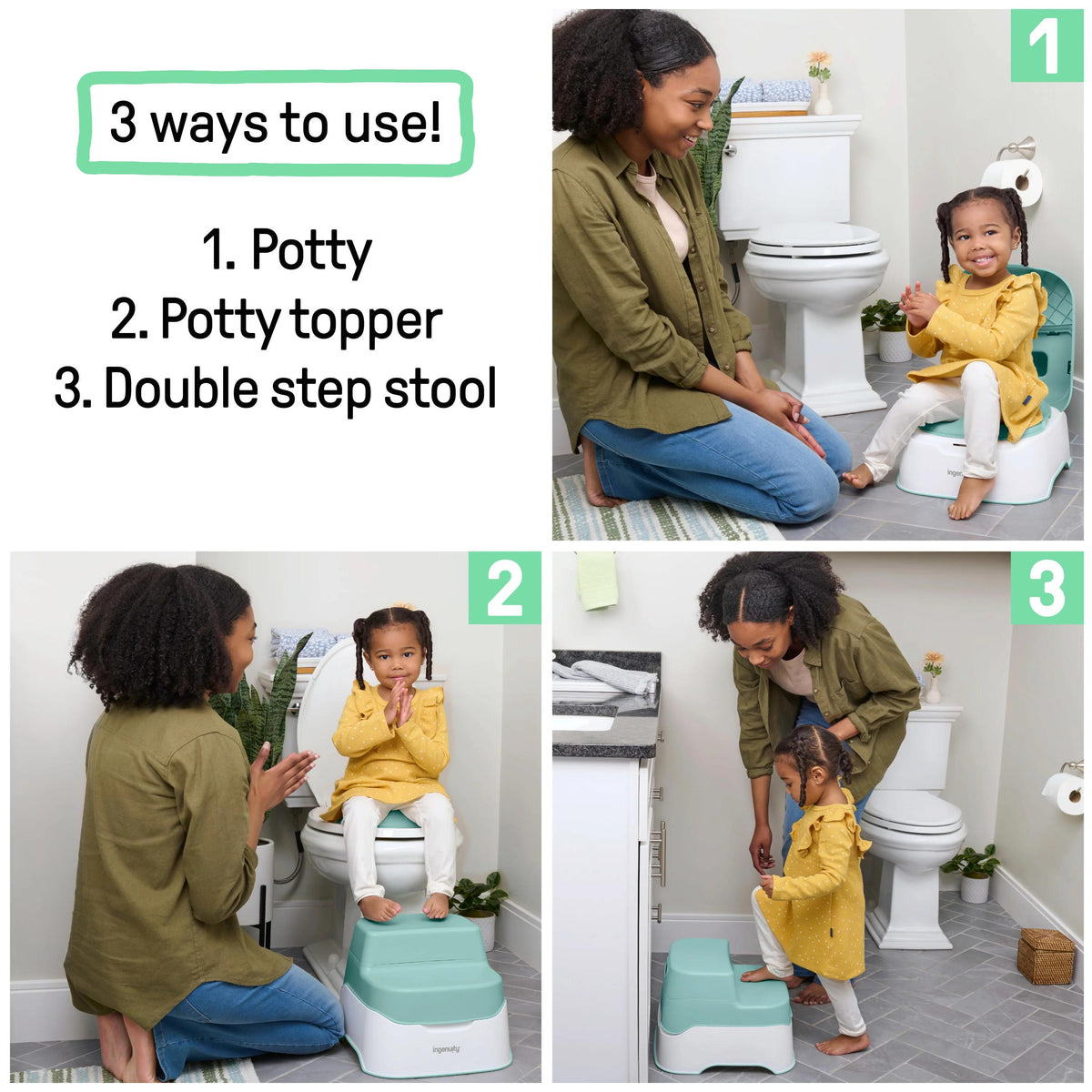 Prepare to Potty 3-in-1 Potty System - Teal