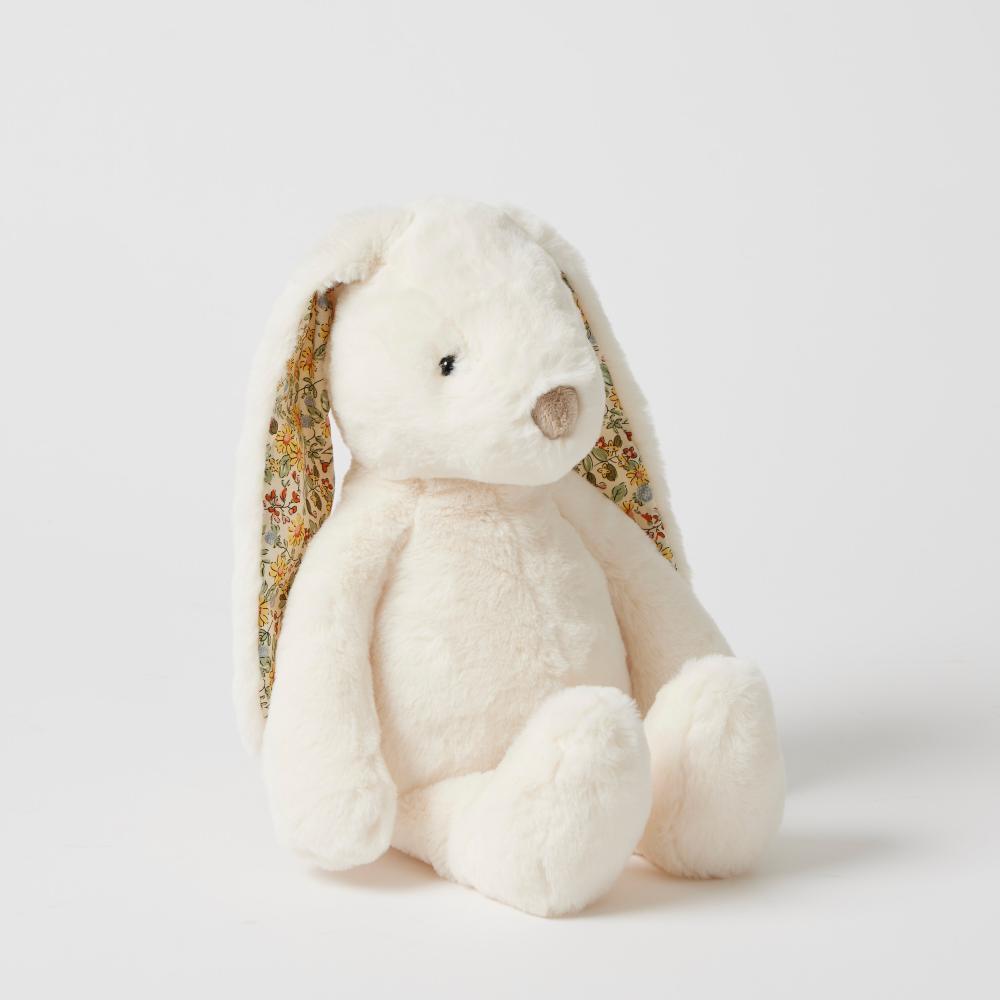 Floral Bunny - White
