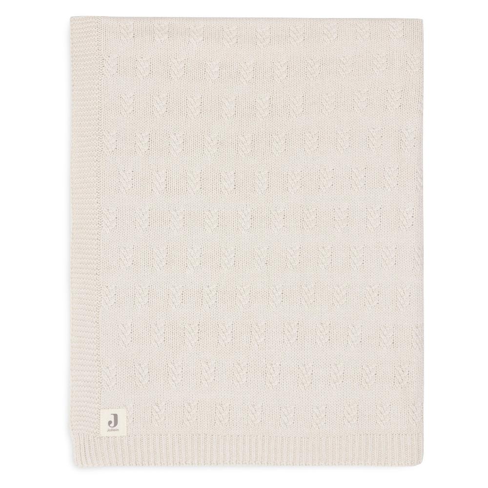 Grain Knit Blanket - Oatmeal