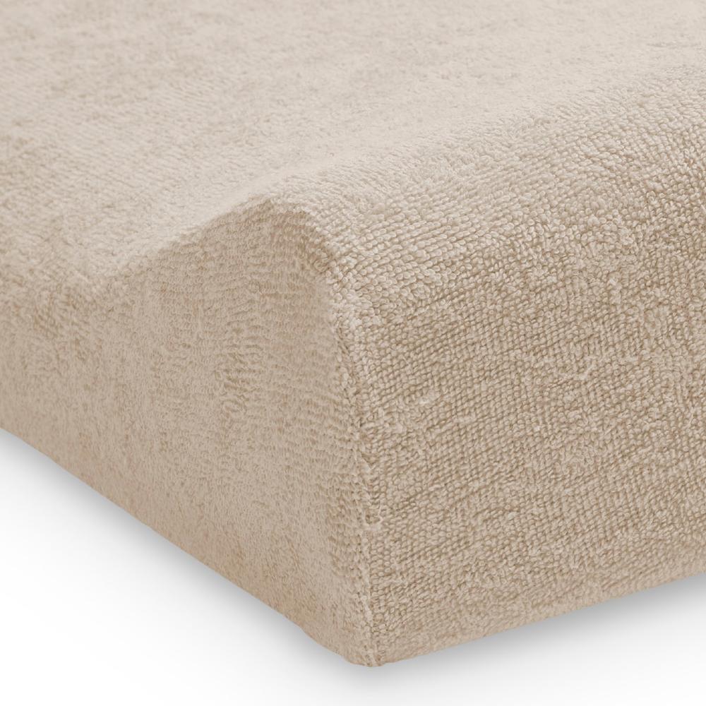 Terry Change Mat Cover - Nougat
