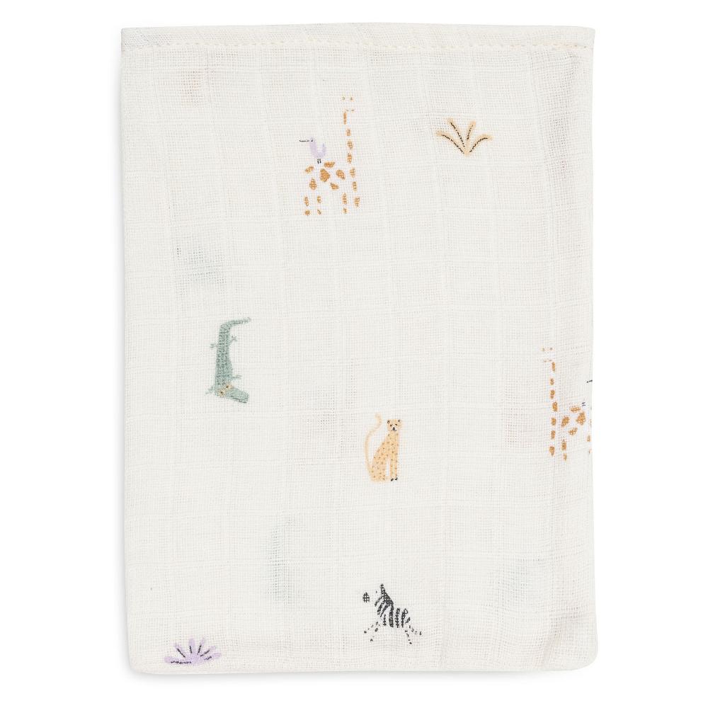 Muslin Washcloth 3pk - Jungle Jambo