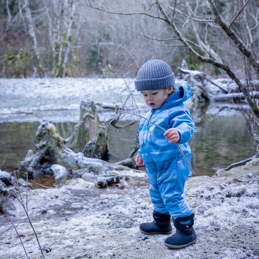 All-Weather Fleece Onesie - Violet