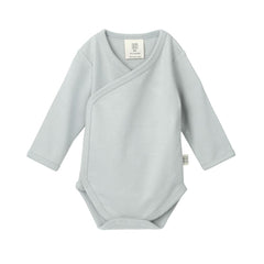 Cotton Kimono Bodysuit - Sky