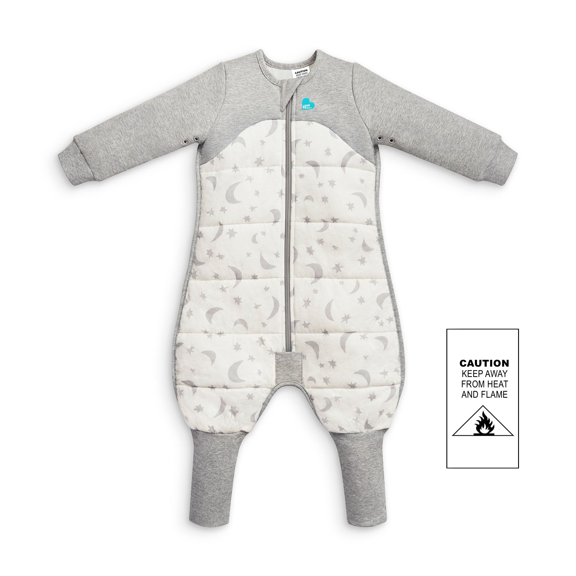 2.5 tog Sleepsuit - Moonlight White | Long Sleeve Sleep Suits | Love to ...