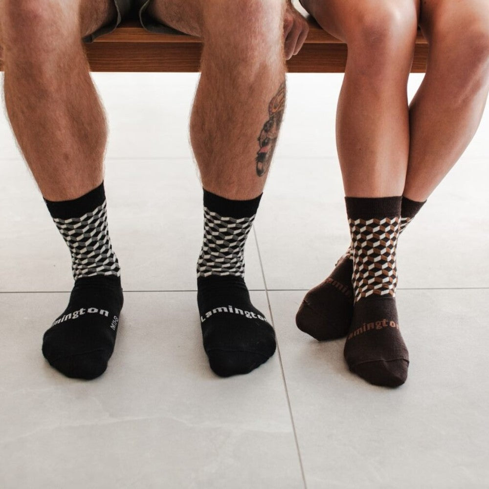 Womens Crew Merino Socks - Jersey
