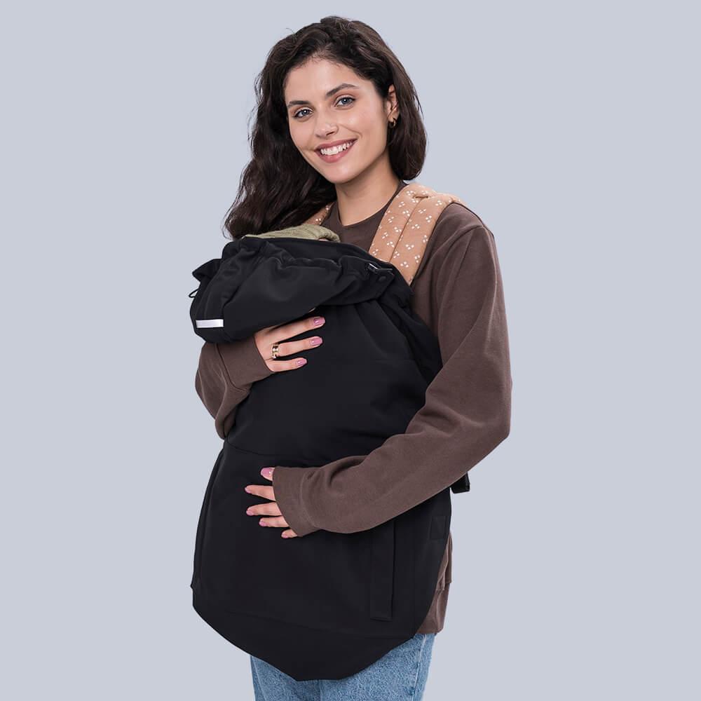 All-Season Softshell Babywearing Cover - Black