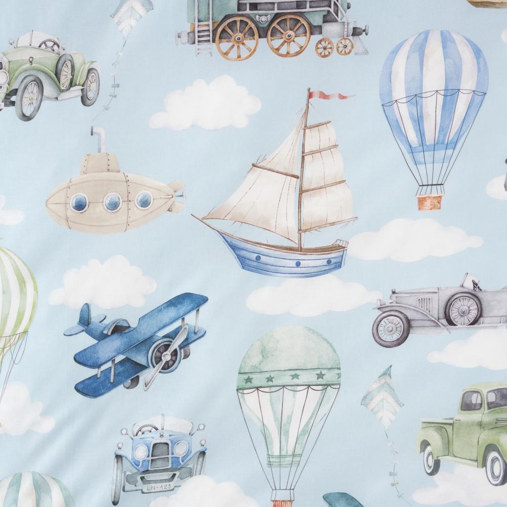 Cotton Cot Duvet Cover - Jetset Journey