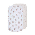Jersey Fitted Sheet 2pk - Cuddly Bear