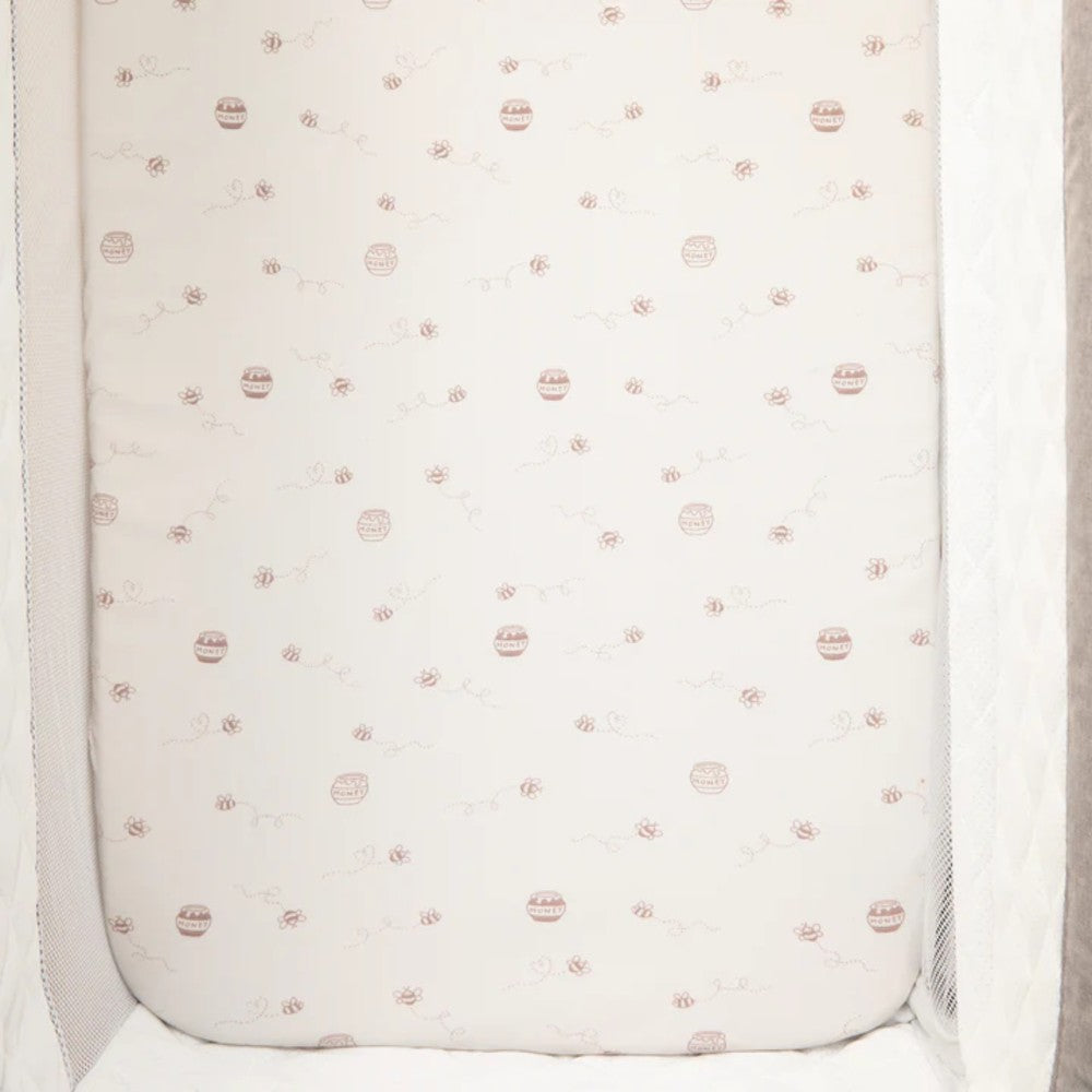 Jersey Fitted Sheet 2pk - Cuddly Bear