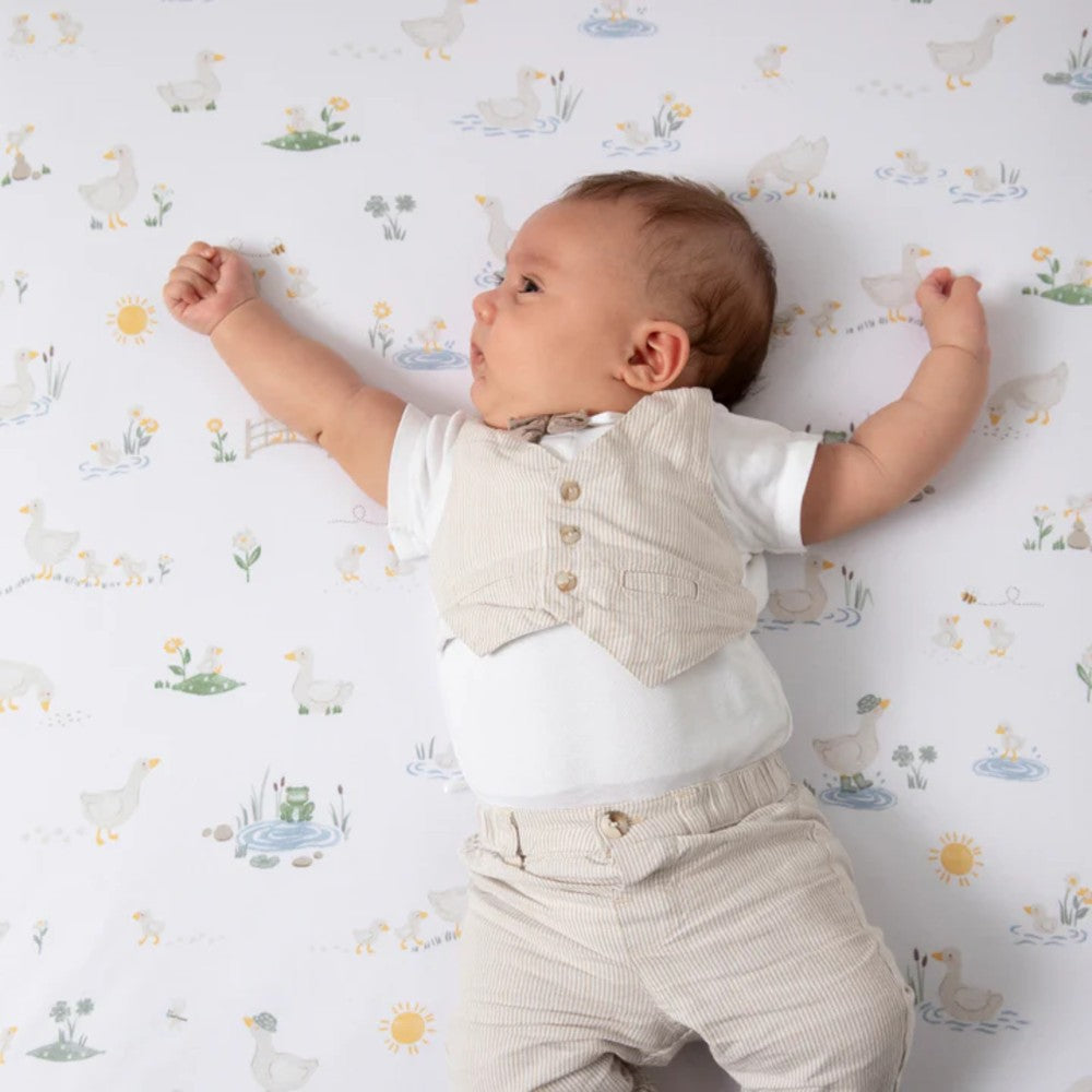 Jersey Fitted Sheet 2pk - Goosey Goosey