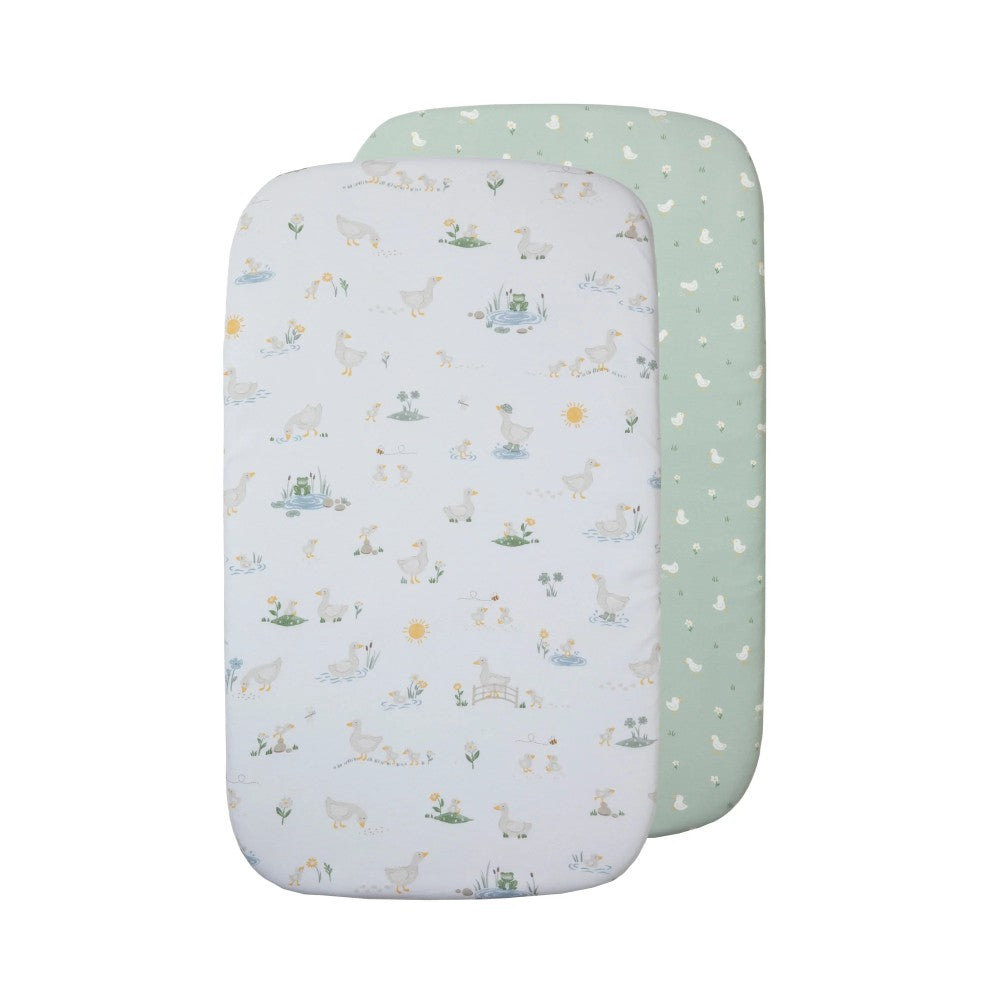 Jersey Fitted Sheet 2pk - Goosey Goosey