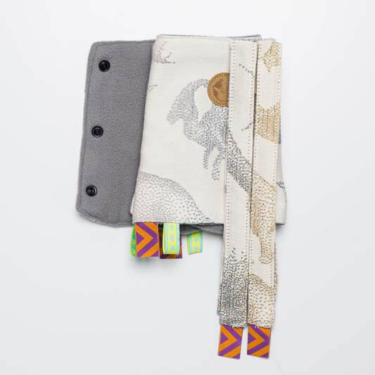 Baby Carrier Teething / Suck Pad Set - Jurassic Park Ice Desert