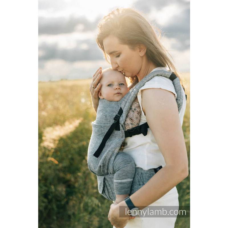 LennyLight Carrier - Linen Chevron Weave - Arrow Wave