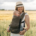 LennyLight Carrier - Linen Chevron Weave - Arrow Wood