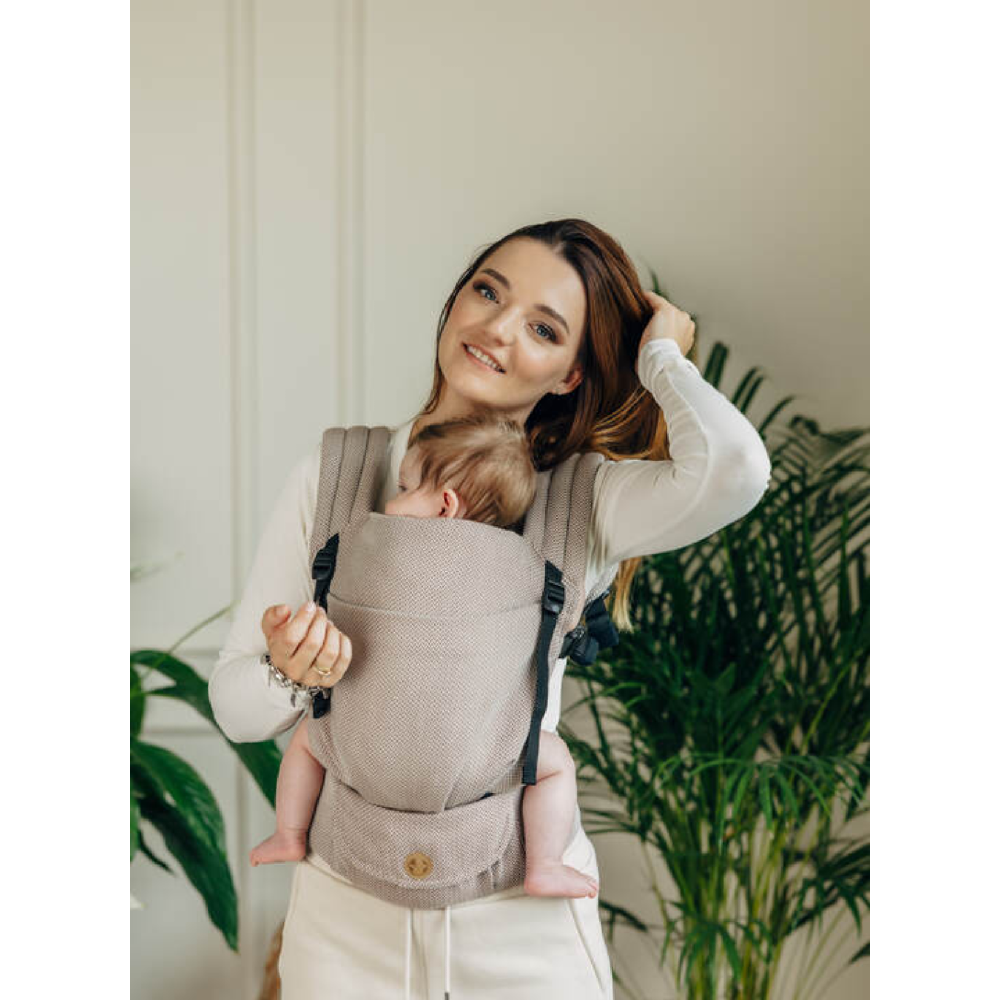 LennyLight Carrier - Herringbone - Little Herringbone Almond