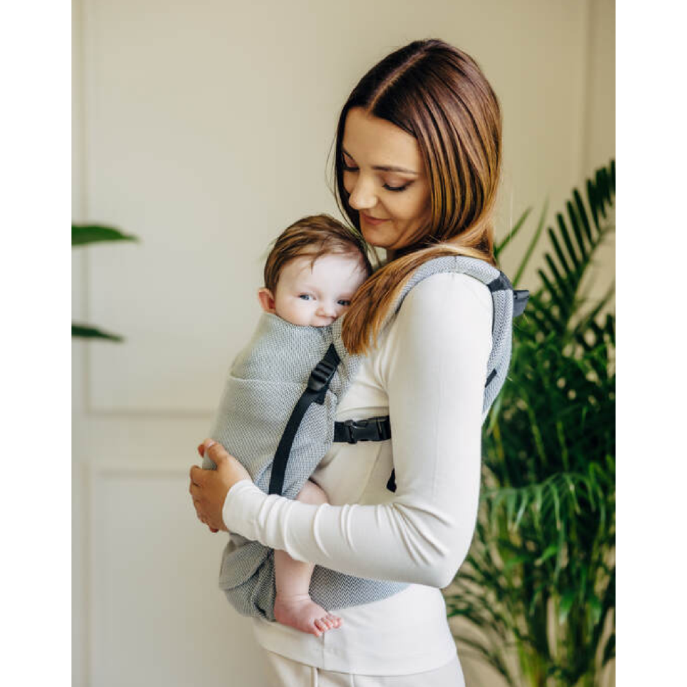 LennyLight Carrier - Herringbone - Little Herringbone Grey