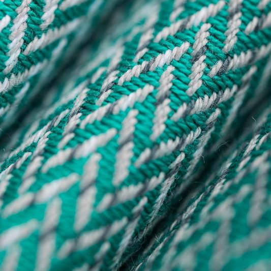 LennyLight Carrier - Herringbone - Little Herringbone Ombre Green