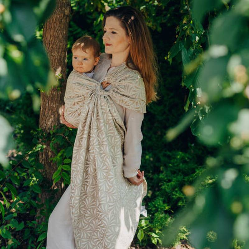 Cotton Blend Ring Sling - Infinity - Golden Hour