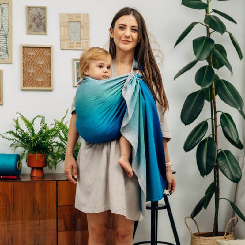 Broken Twill Ring Sling - Airglow