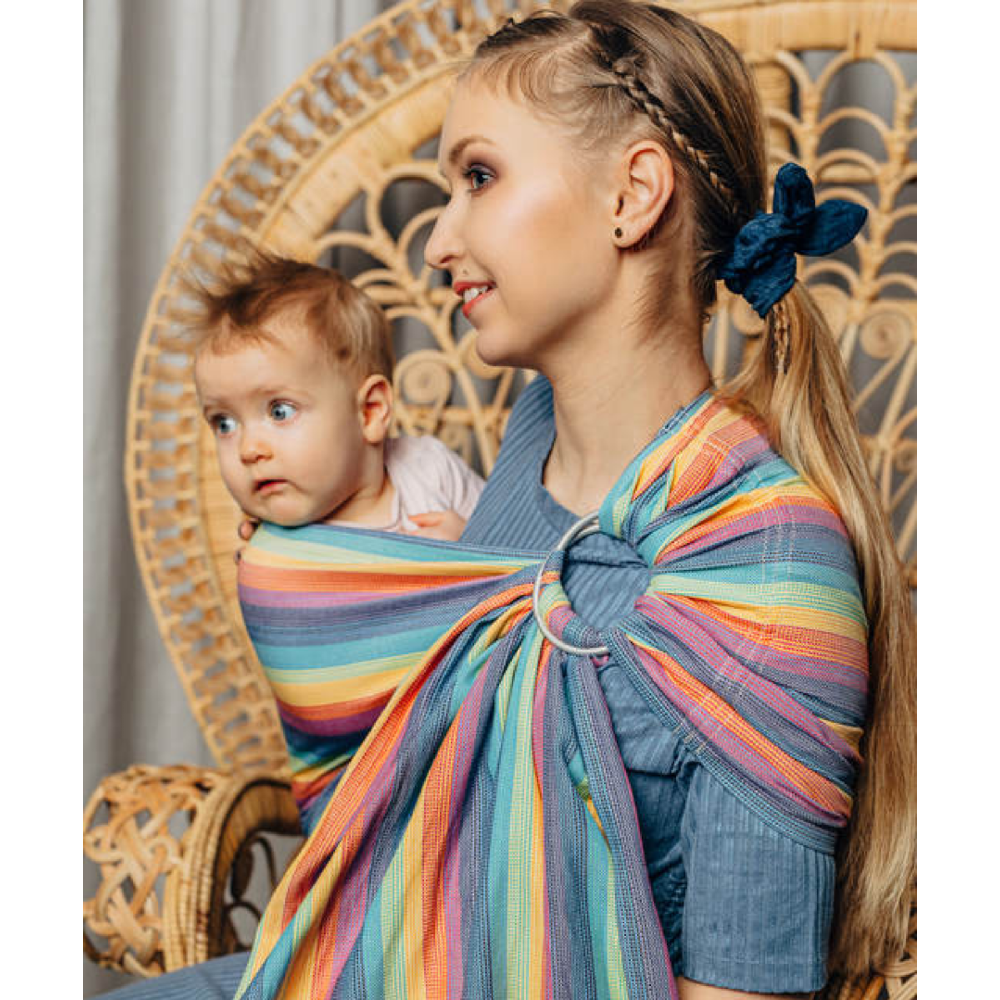 Broken Twill Ring Sling - Luna