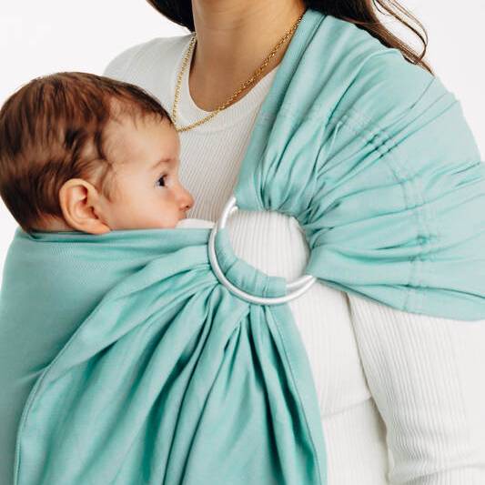 Broken Twill Ring Sling - Matcha