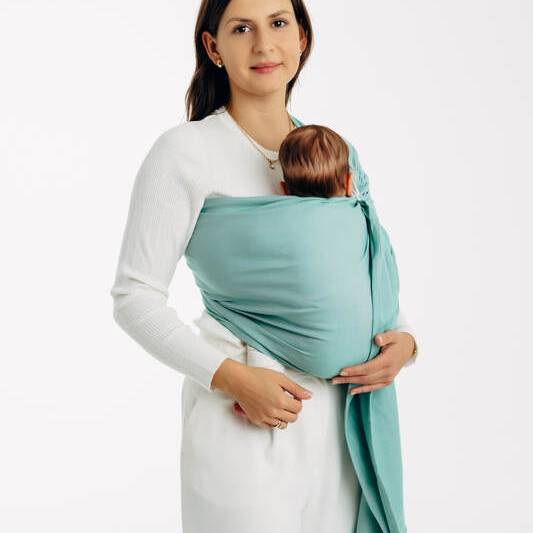 Broken Twill Ring Sling - Matcha