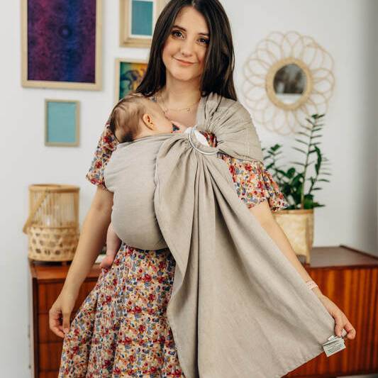 Broken Twill Ring Sling - Peanut Butter