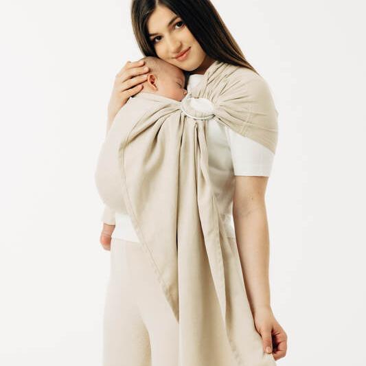 Broken Twill Ring Sling - Track - Bamboo Blend